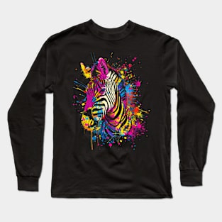 Zebra Wildlife Conservation Long Sleeve T-Shirt